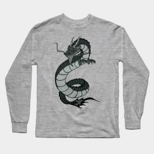 Smokey Serpent Dragon Long Sleeve T-Shirt